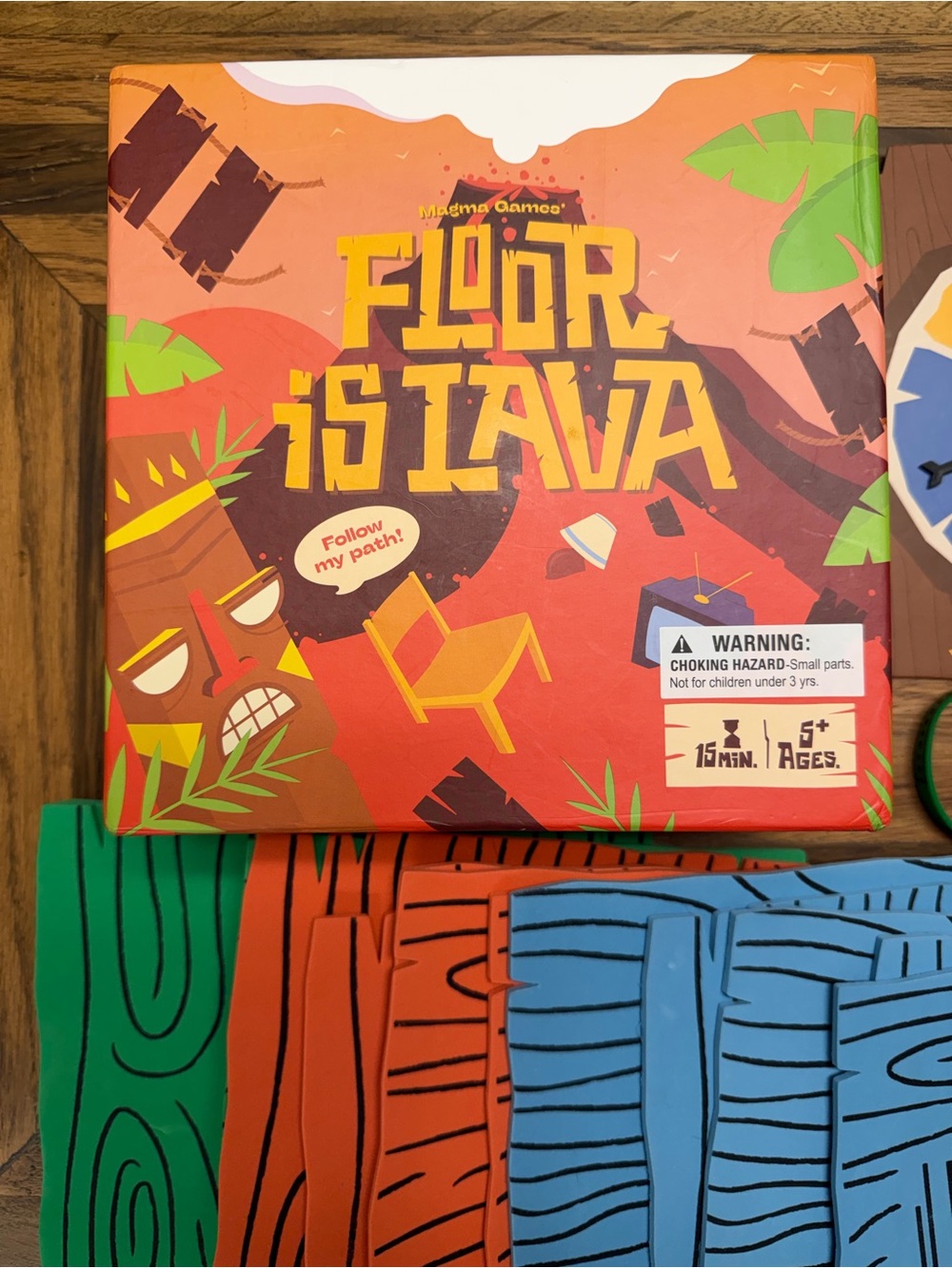 The Floor is Lava Kid and Family Interactive Game - a Game and an Activity!